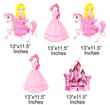 Princess Theme Birthday Party Cutouts