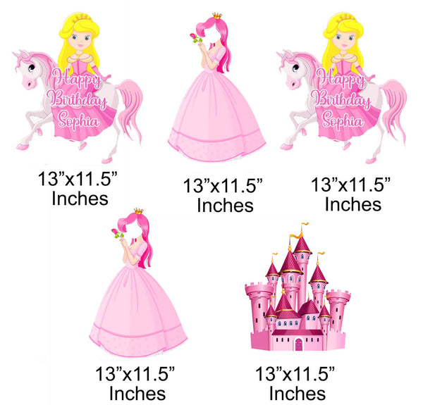 Princess Theme Birthday Party Cutouts