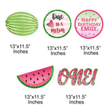 One In A Melon Theme Birthday Party Cutouts