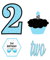 Two Cool Party Theme Birthday Party Cutouts