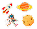 Space Theme Birthday Party Cutouts