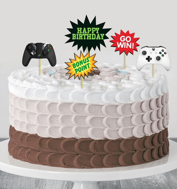 Gaming Party Cake Decorating Kit For Birthday Party