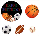 Sports Theme Birthday Party Cake Topper /Cake Decoration Kit