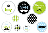 Little Man Theme Birthday Party Table Confetti