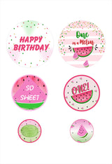 One In A Melon Birthday Party Table Confetti