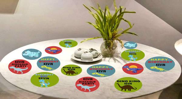 Dinosaur Theme Birthday Party Table Confetti