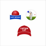 Cricket Theme Birthday Party Cupcake Toppers for Decoration