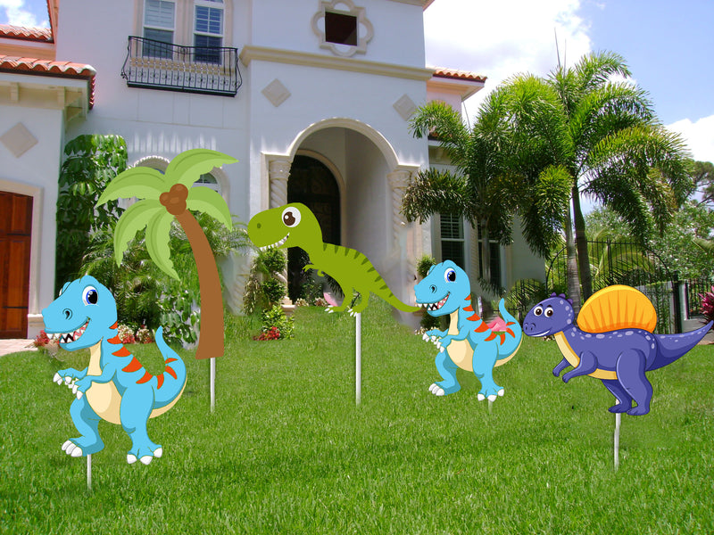 Dinosaur Theme Birthday Party Cutouts