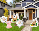 Farm Animal Theme Birthday Party Cutouts