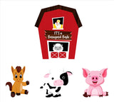 Farm Animal Theme Birthday Party Cutouts