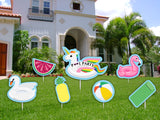 Pool Party Theme Birthday Party Cutouts