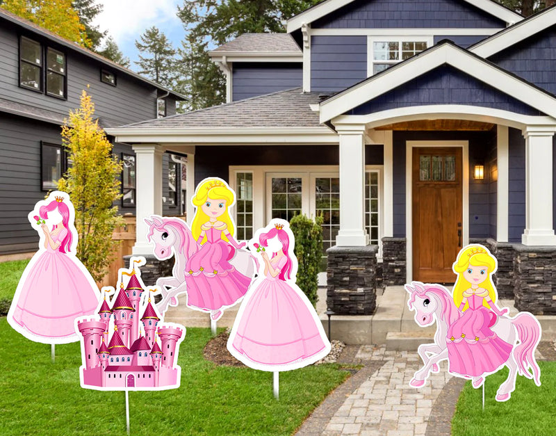 Princess Theme Birthday Party Cutouts