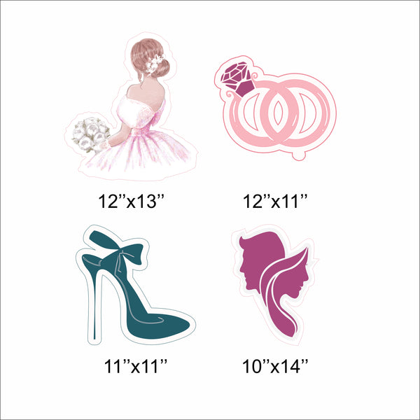 Bride To Be Bridal Shower Theme Party Cutouts