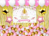 Princess Birthday Party Complete Set with Personalized Backdrop