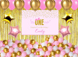 One Is Fun Theme Birthday Party Complete Set with Personalized Backdrop