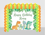 Jungle Safari Theme Birthday Party Decoration Kit With Personalized Backdrop.