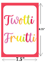 Twooti Fruity Theme Birthday Paper Door Banner or for Wall Decoration.