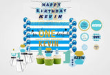 One Is Fun Theme Birthday Complete Customized  Party Kit