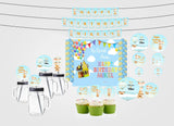 Hot Air Birthday Complete Personalize Party Kit