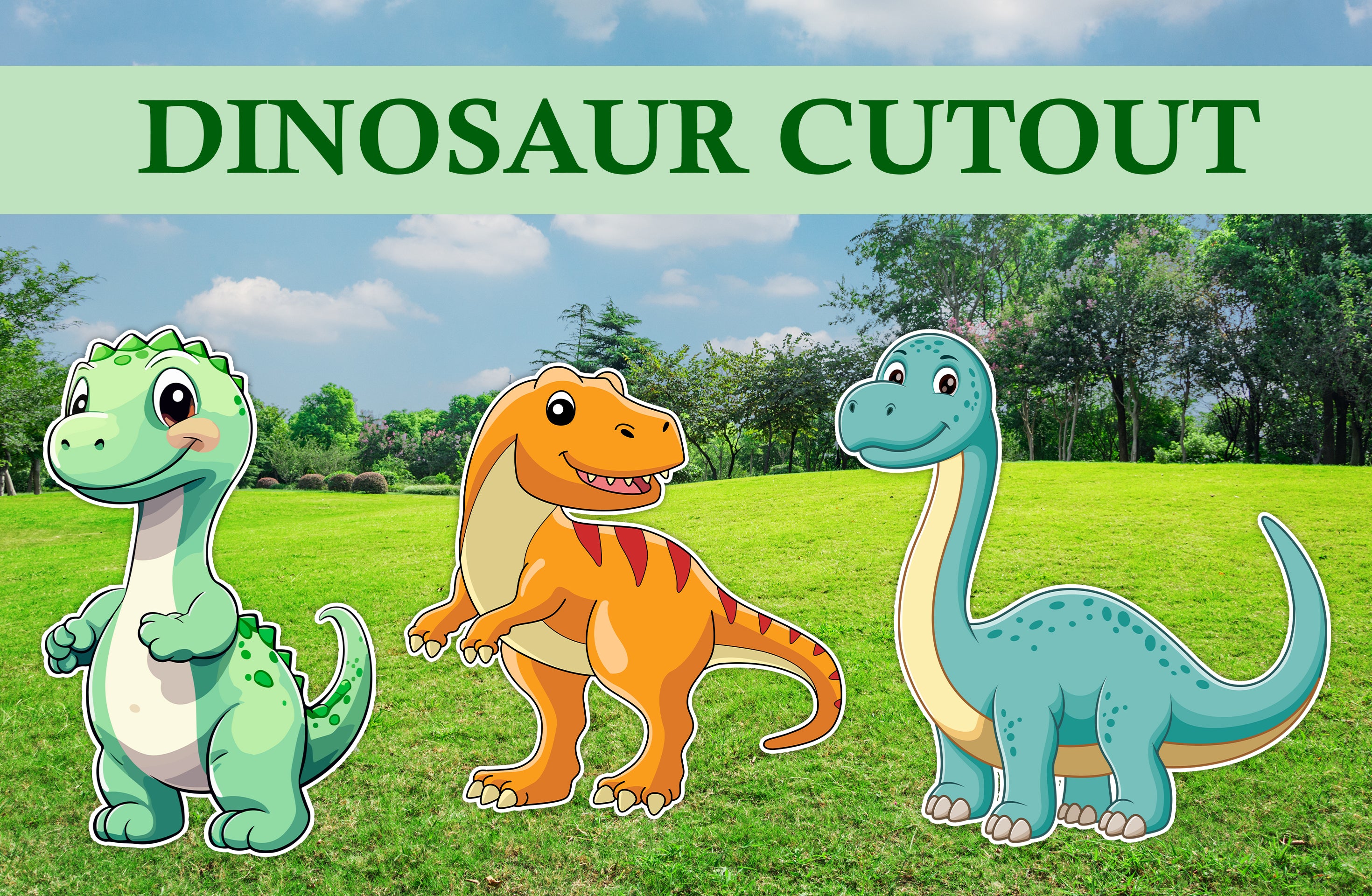 Dinosaur Theme Cutouts or Props
