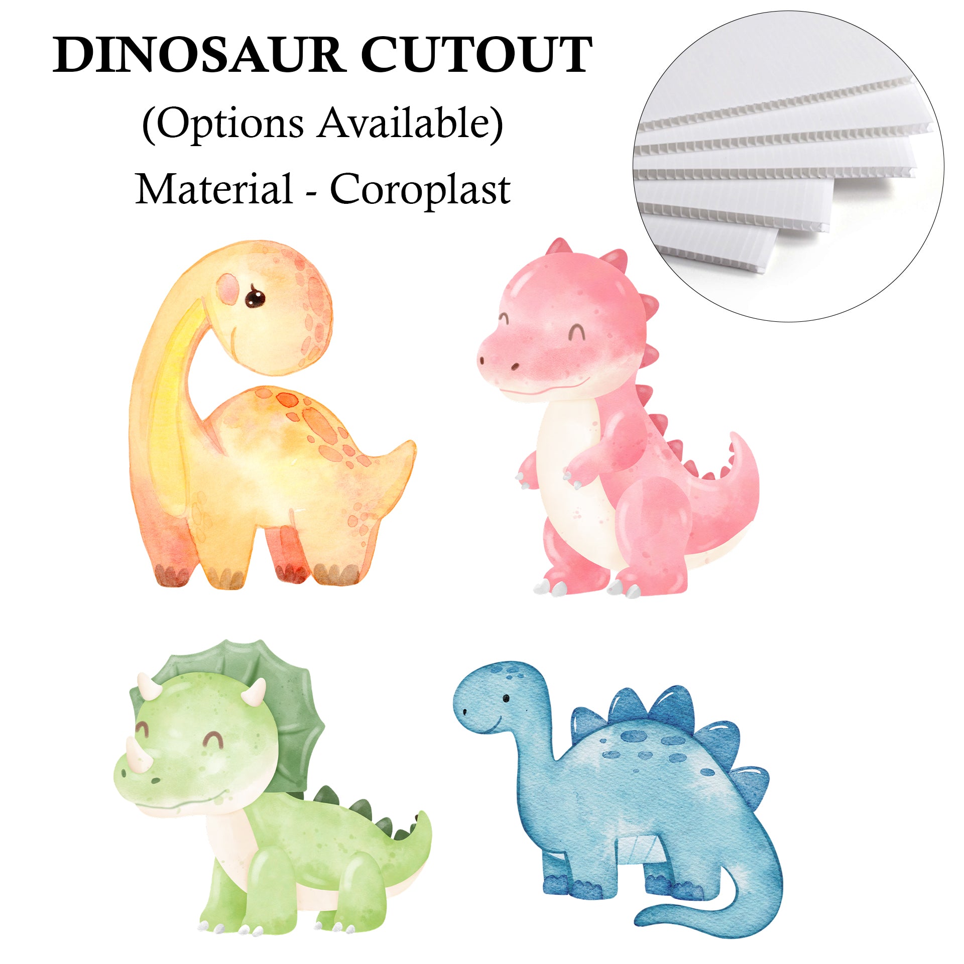 Dinosaur Party Cutouts / Props