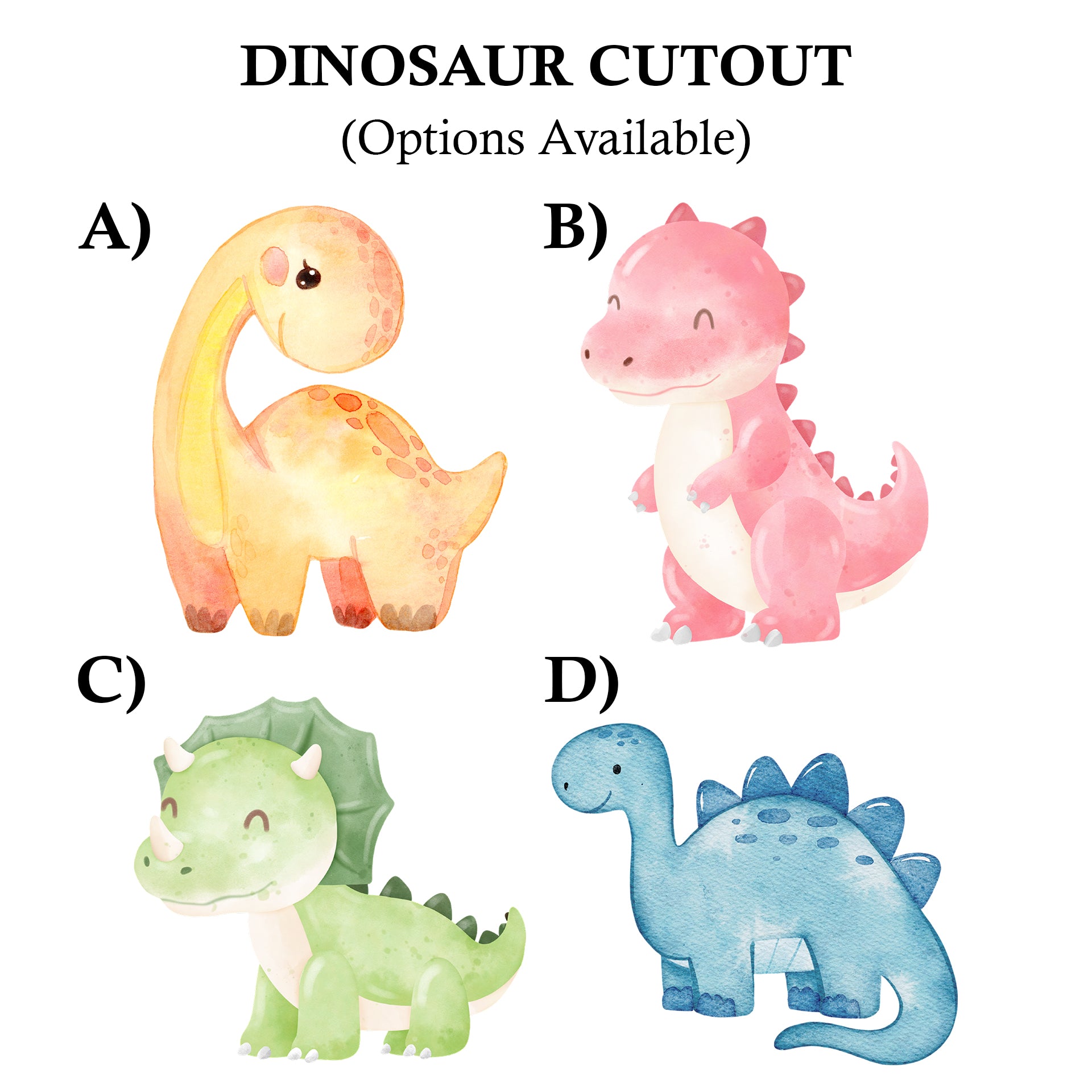 Dinosaur Party Cutouts / Props
