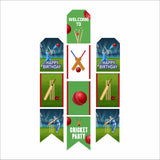 Cricket Theme Birthday Paper Door Banner/ Wall Decoration.