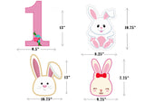 Bunny Theme Birthday Party Theme Hanging Set for Decoration