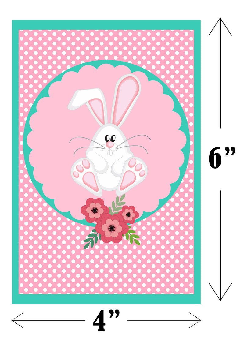 Bunny Theme Birthday Party Banner for Decoration