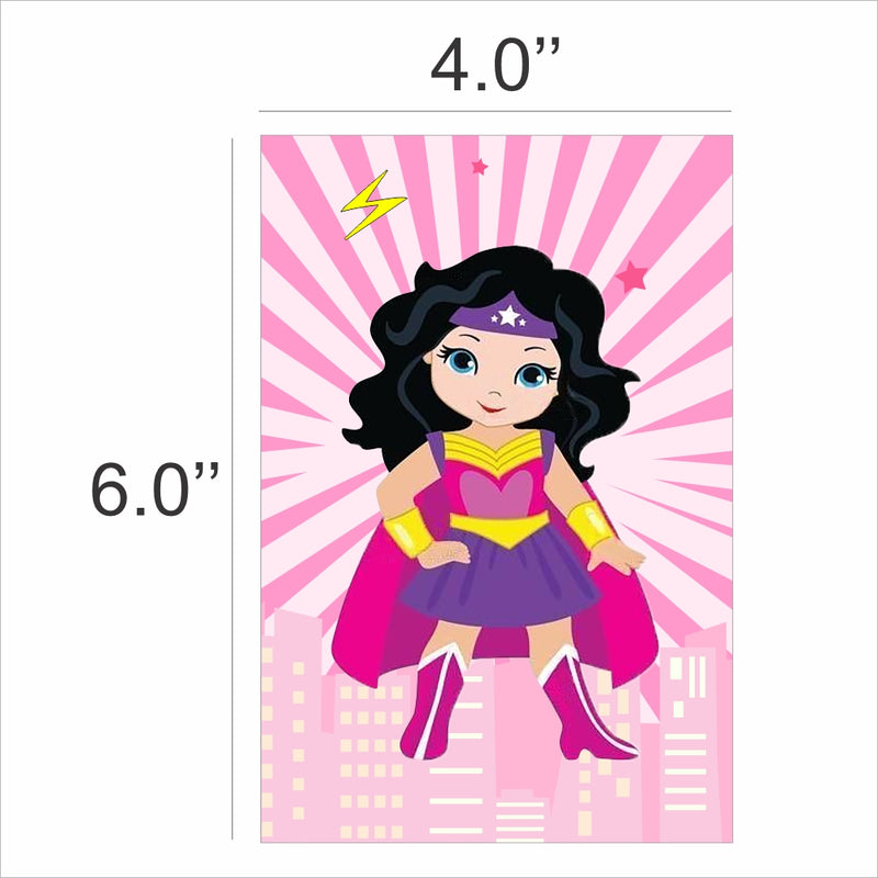 Super Girl Theme  Birthday Party Banner for Decoration