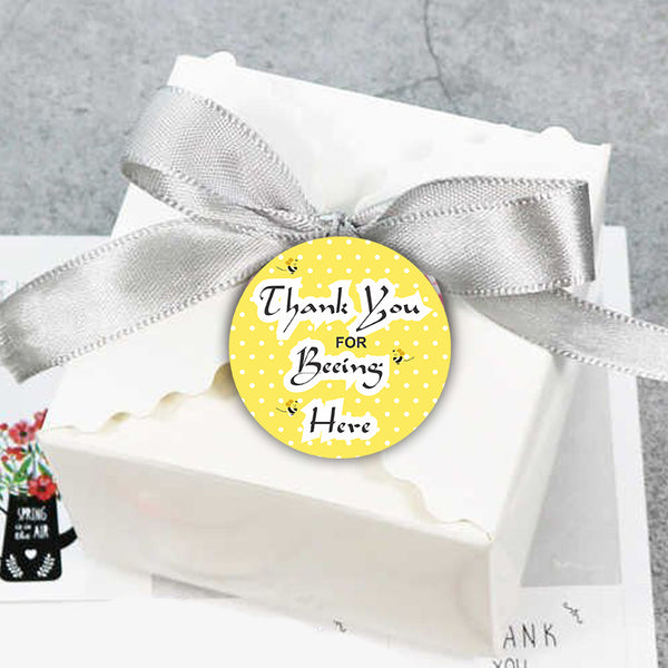 "What It Will Bee" Baby Shower Theme Party Thank You Tags/Return Gift Tags