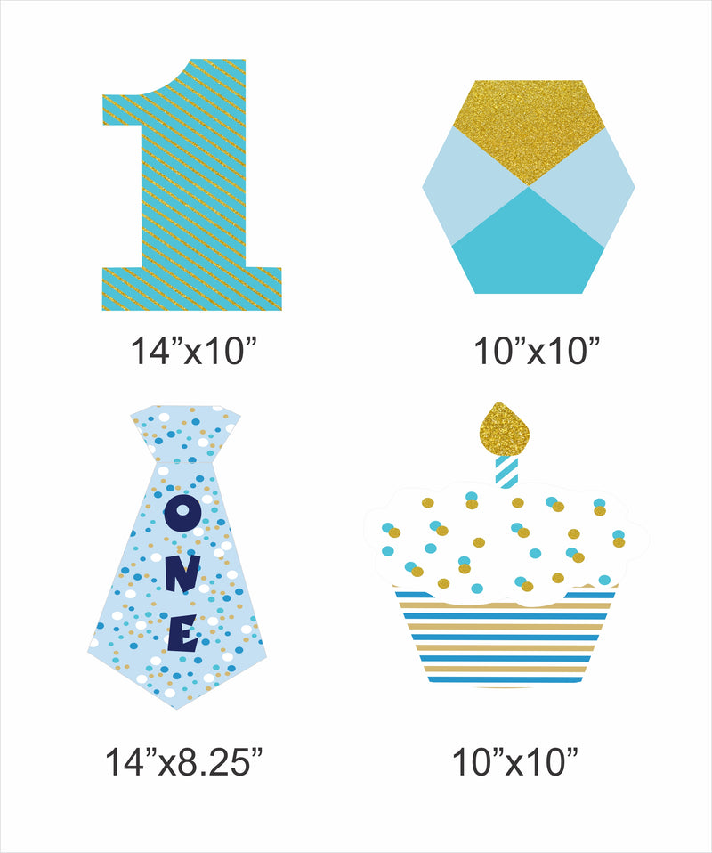 One Is Fun Theme Birthday Party Theme Hanging Set for Decoration