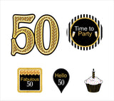 50th Birthday Party Theme Hanging Set for Decoration