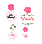 Flamingo Theme Birthday Party Theme Hanging Set for Decoration