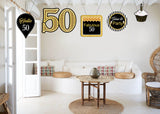 50th Birthday Party Theme Hanging Set for Decoration