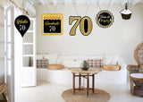 70th Birthday Party Theme Hanging Set for Decoration