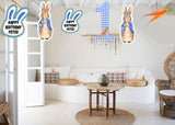 Bunny Theme Birthday Party Theme Hanging Set for Decoration