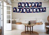 Space Theme Birthday Party Banner for Decoration