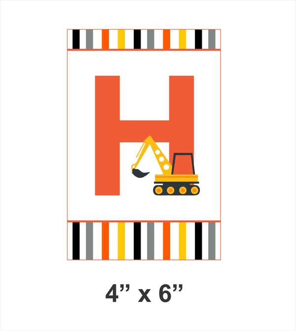 Construction Theme  Birthday Party Banner for Decoration