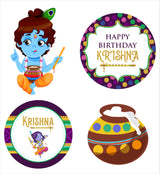 Little Krishna Birthday Party Theme Hanging Set for Decoration