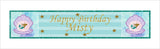 Mermaid Birthday Party Long Banner for Decoration