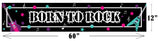 Rockstar Theme Birthday Party Long Banner for Decoration