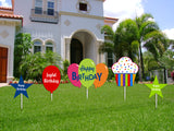 Joyful Party Theme Birthday Party Cutouts