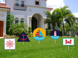 Nautical Theme Birthday Party Cutouts