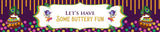 Little Krishna Theme Birthday Party Long Banner for Decoration