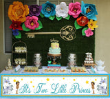 Twin Boys Party Theme Party Long Banner for Decoration