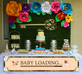 "Oh Baby" Baby Shower Theme Party Long Banner for Decoration