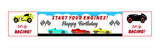 Racing Car Theme Party Long Banner for Decoration