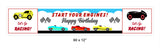 Racing Car Theme Party Long Banner for Decoration