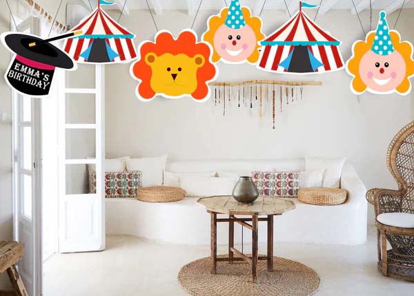 Carnival Birthday Party Theme Hanging Set for Decoration